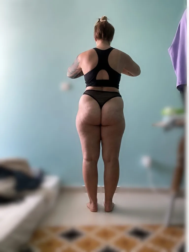 Before weight loss transformation
