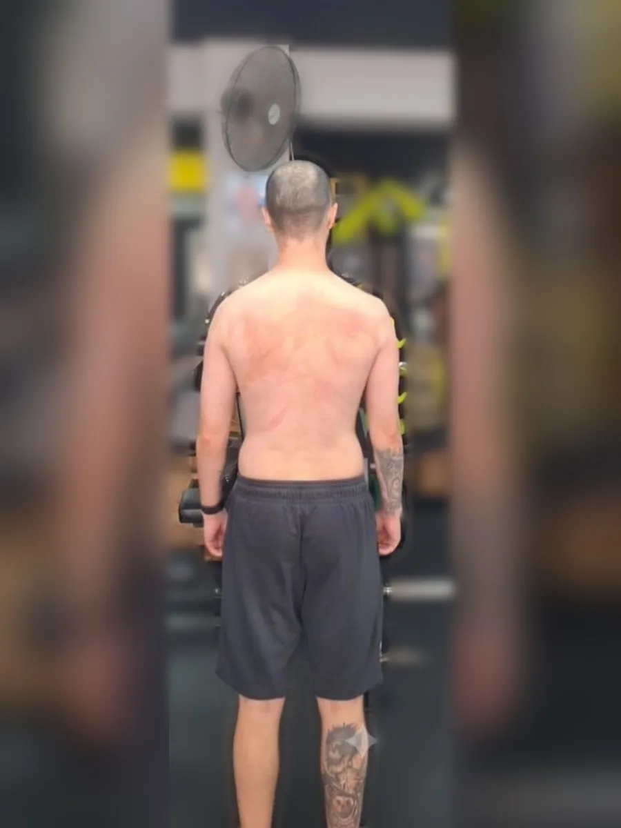 After muscle gain transformation